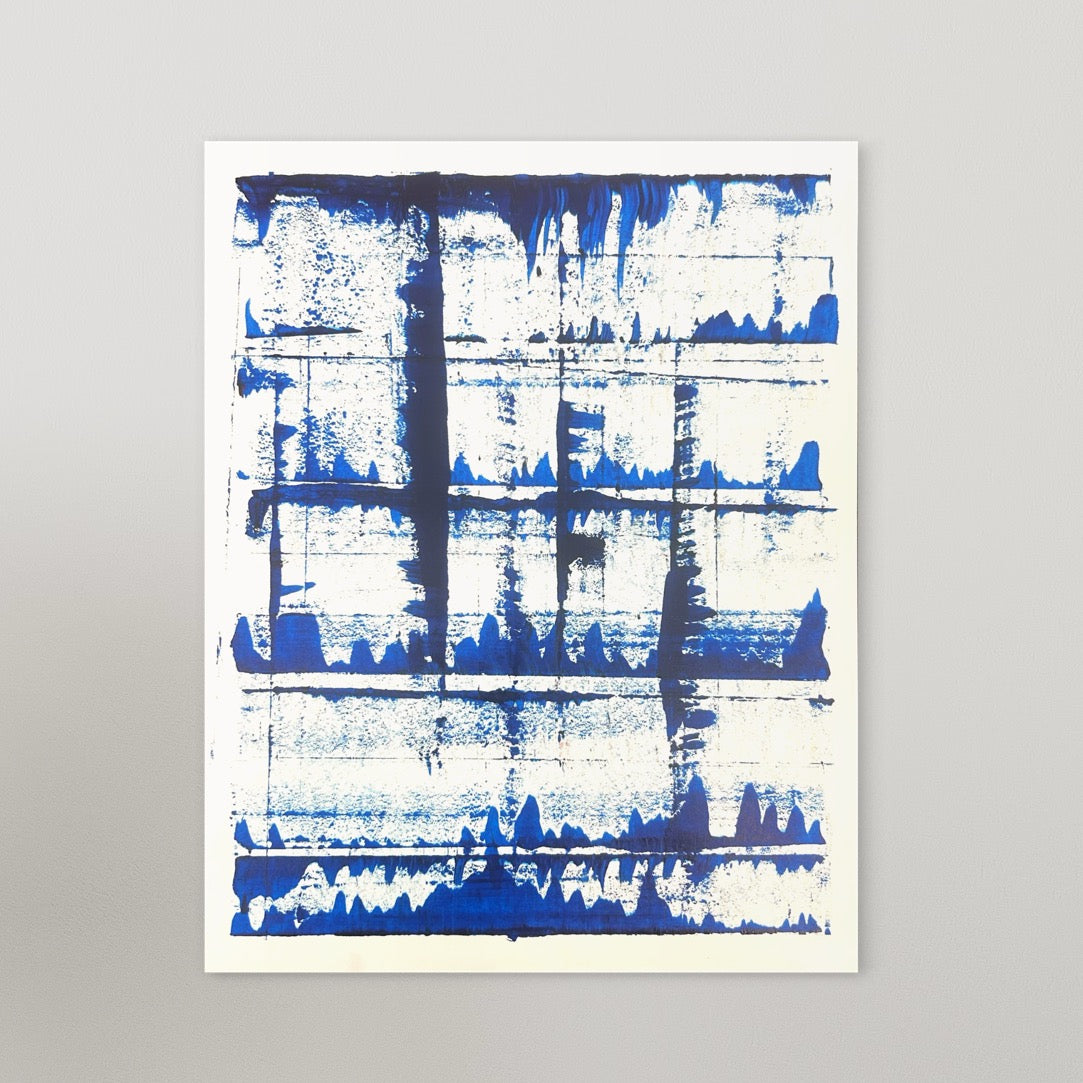 White Light Devil Abstract Art 11140001 WLD | JB 11X14 Paper