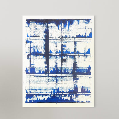 White Light Devil Abstract Art 11140001 WLD | JB 11X14 Paper