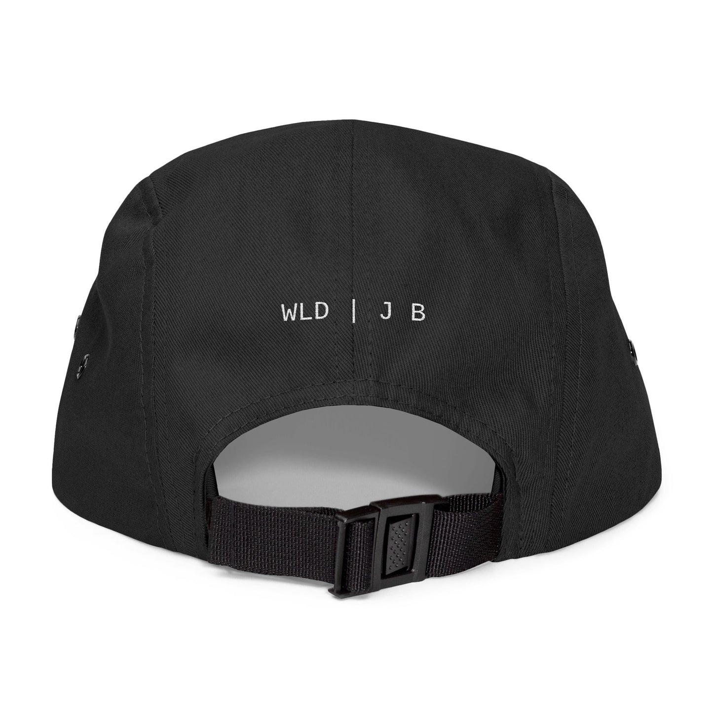 Embroidered 5-Panel Cap — "I Know You'll Eat Me Alive"